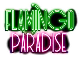 Flamingo Paradise Badge